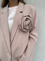 Giacca fiore ROSA CIPRIA - VICOLO