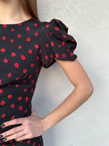 Abito Kristel ROSELLINE NERO - MAR DE MARGARITAS