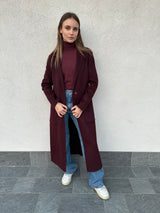 Cappotto lungo BORDEAUX - VICOLO