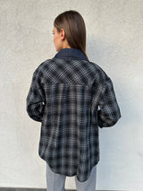 Camicia check strass - CORSARO