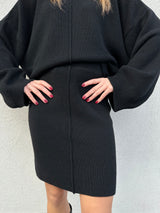 Gonna in maglia NERA - VICOLO