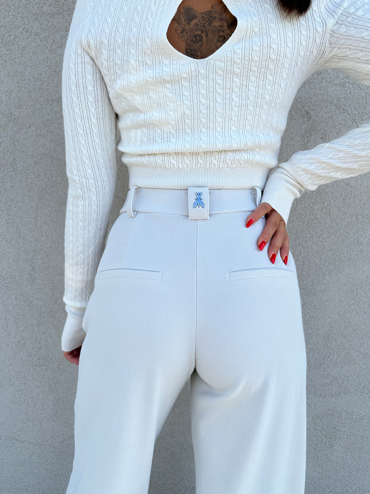 Pantalone palazzo GHIACCIO - PATRIZIA PEPE