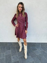 Abito MIA papillon bordeaux - MAR DE MARGARITAS