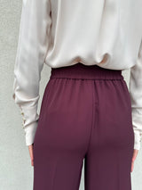 Pantalone fluido BORDEAUX - VICOLO