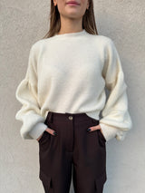 Maglioncino baloon PANNA - VICOLO