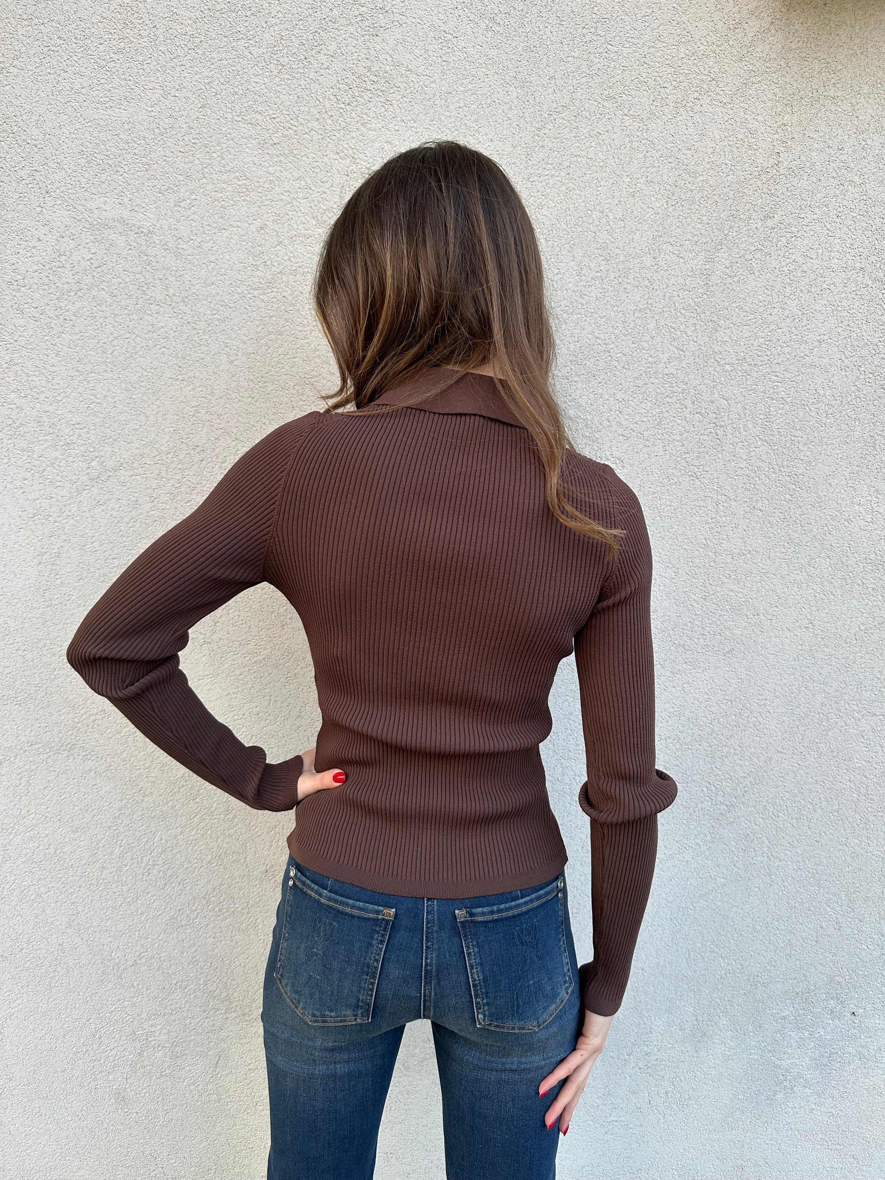 Maglia goccia MORO - VICOLO