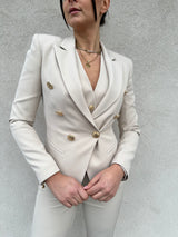 Giacca bottoni GREIGE - SILENCE LIMITED