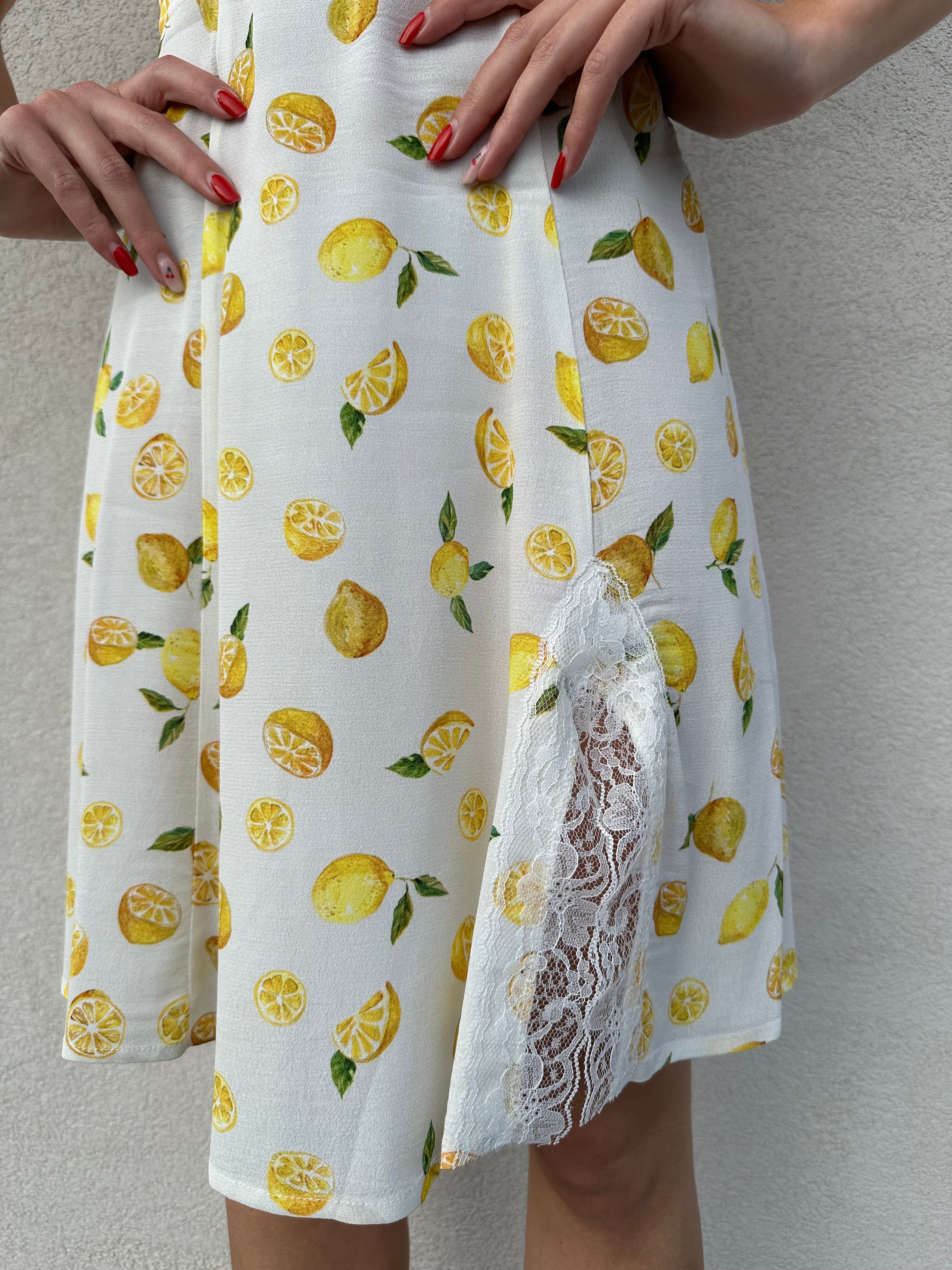 Abito spallini LIMONI - MAR DE MARGARITAS