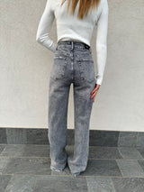 Jeans grigio strass - ANNAROCK