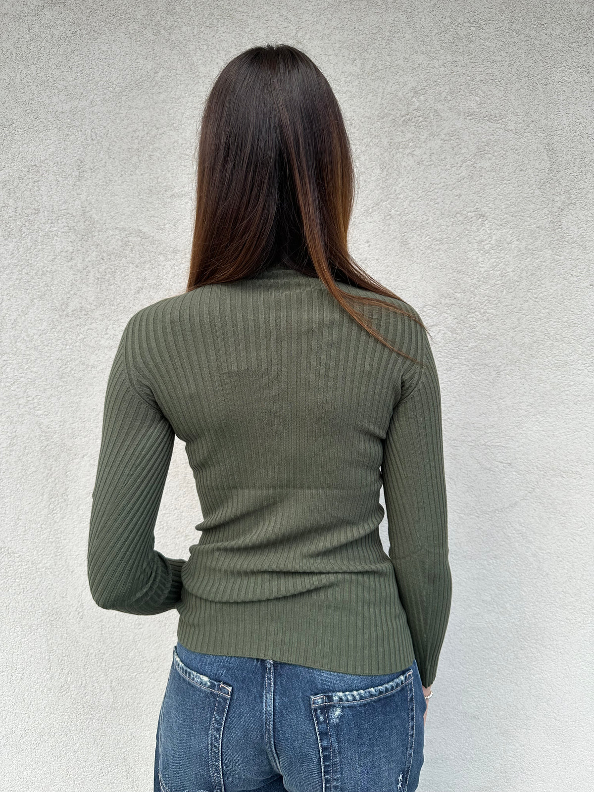 Lupetto VERDE KHAKI - KONTATTO
