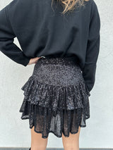 Gonna paillettes NERO - ANNAROCK