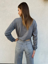 Maglia scollo fiocco GRIGIA - VICOLO