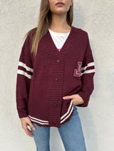 Cardigan college BORDEAUX - HINNOMINATE