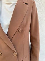 Giacca doppiopetto MOKA - HINNOMINATE