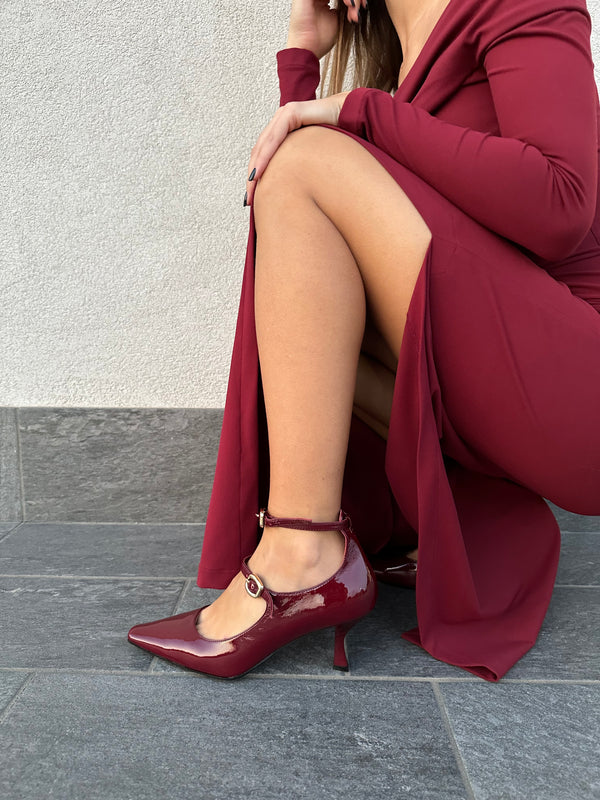 Scarpa vernice BORDEAUX - MARC ELLIS