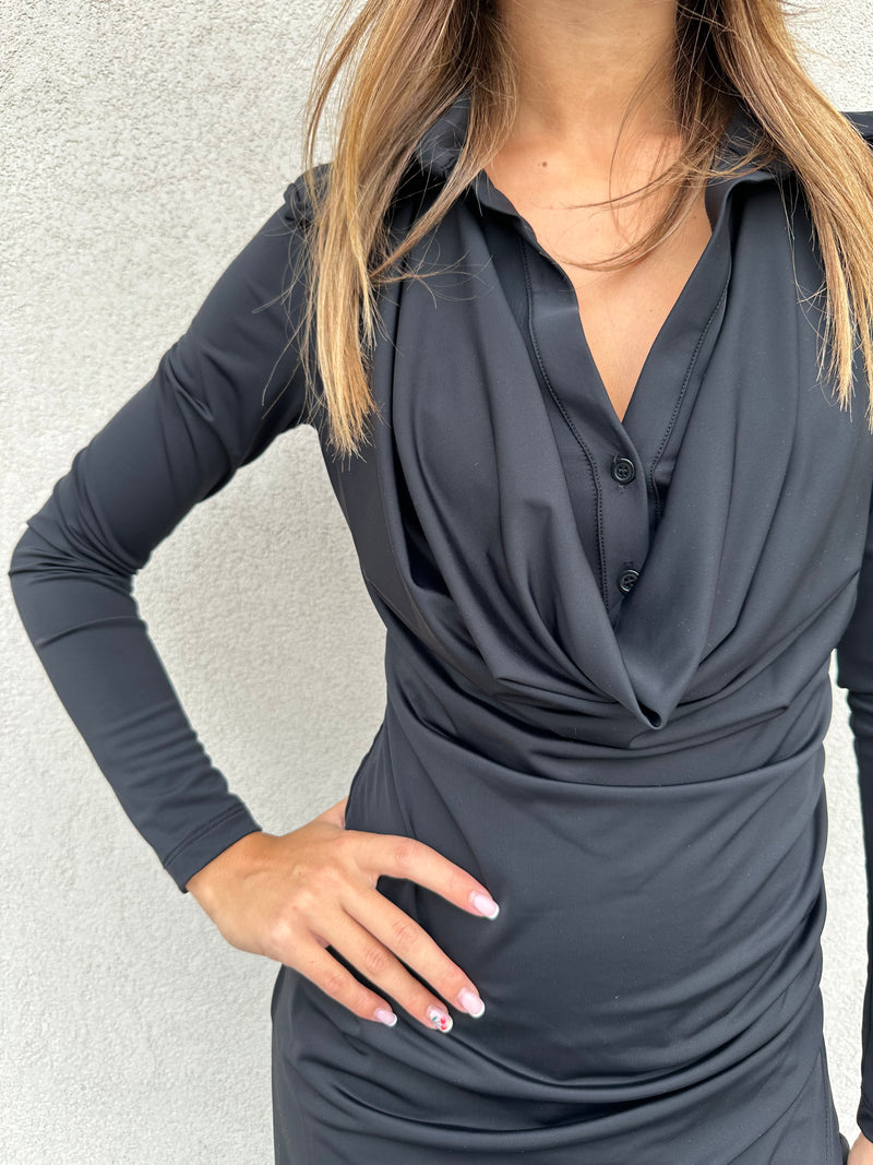 Abito drappeggi - VICOLO