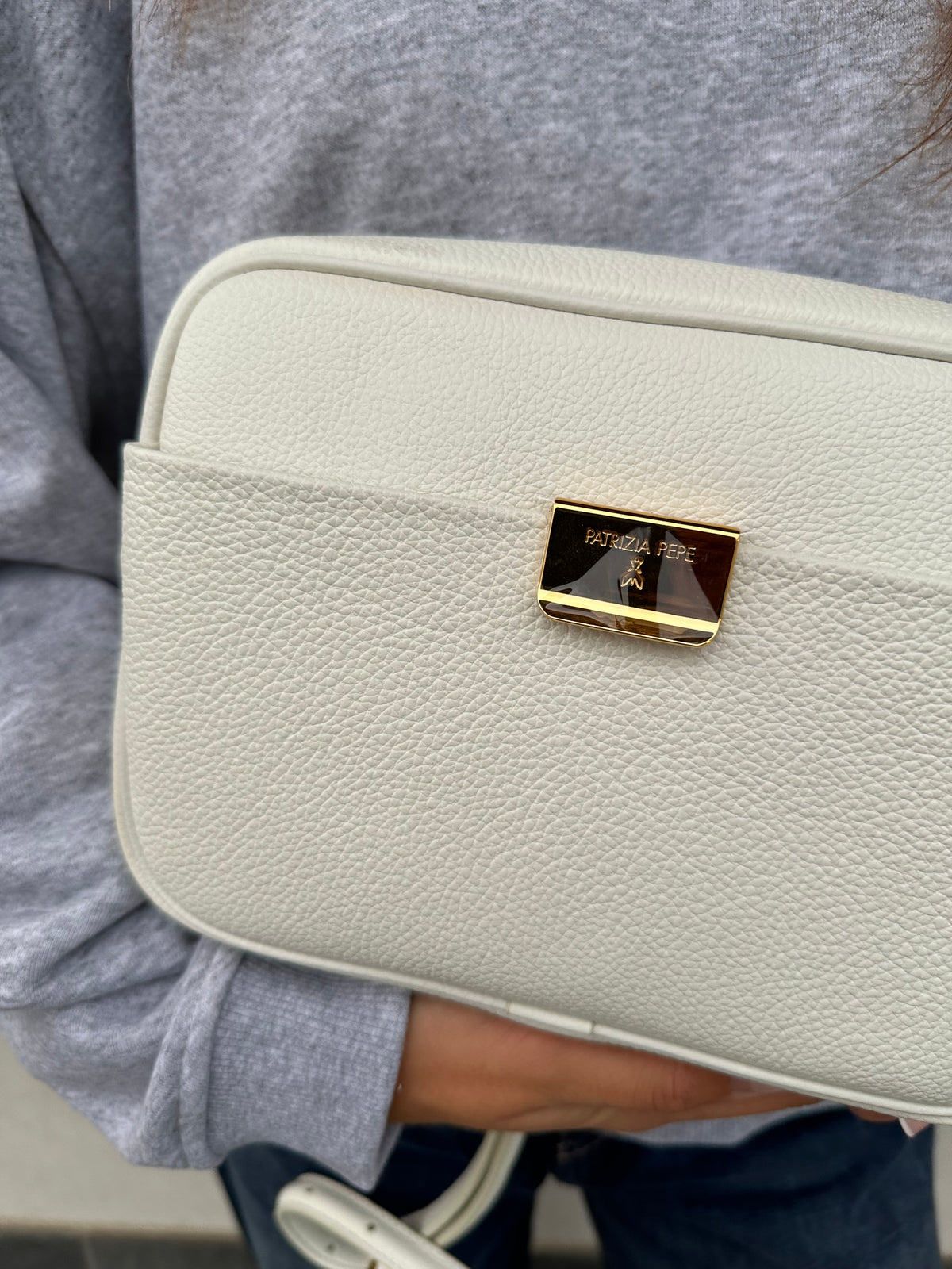 Borsa tracolla basic BIANCA - PATRIZIA PEPE