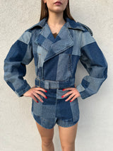 Giubbino patchwork DENIM  - SILENCE LIMITED