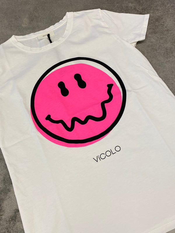 T-shirt SMILE fluo - VICOLO