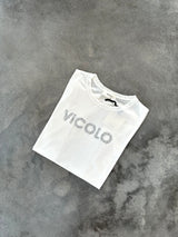 T-shirt logo strass BIANCA - VICOLO