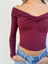 Maglia torchon BORDEAUX - PATRIZIA PEPE