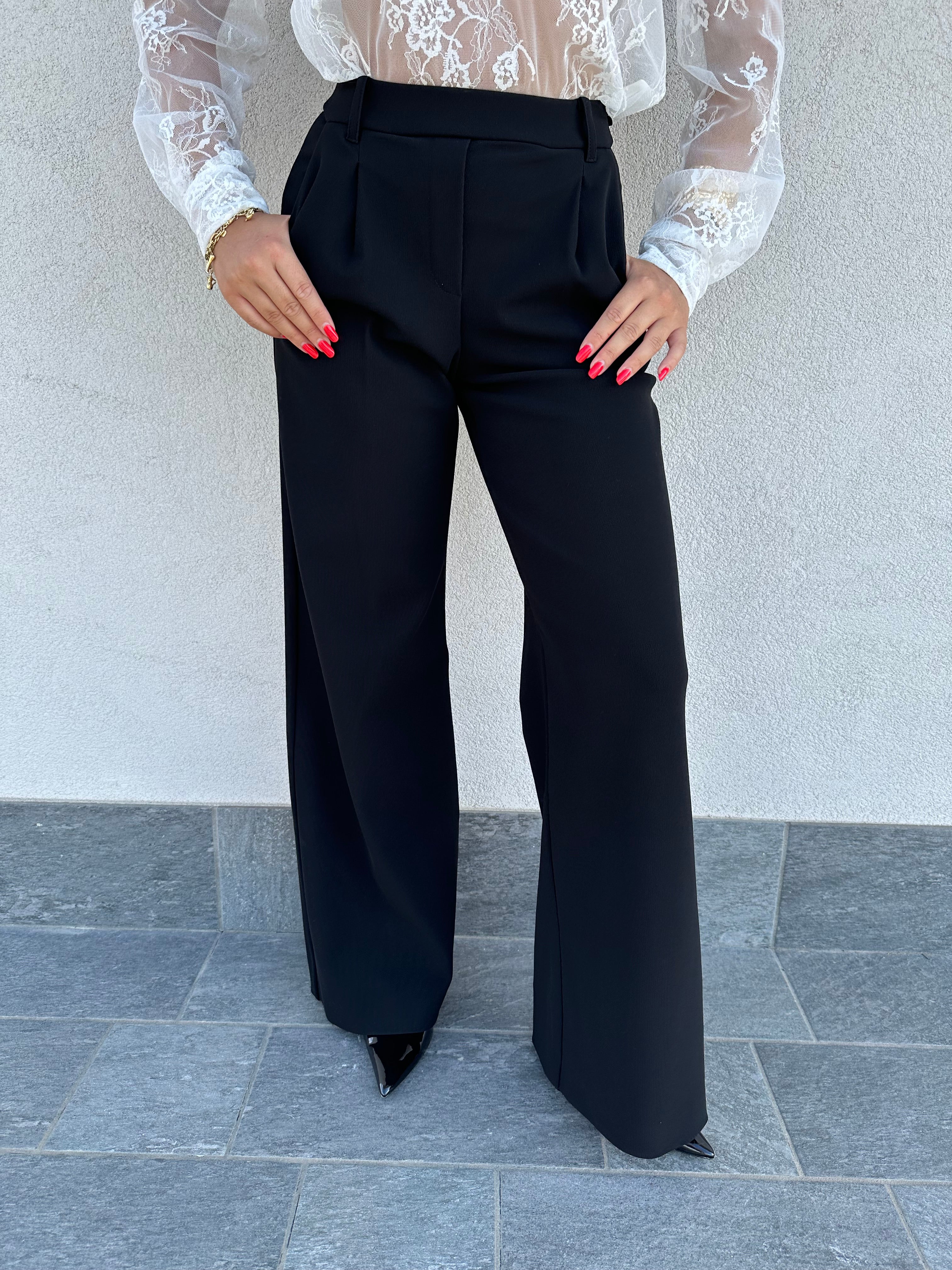 Pantalone palazzo NERO - PATRIZIA PEPE