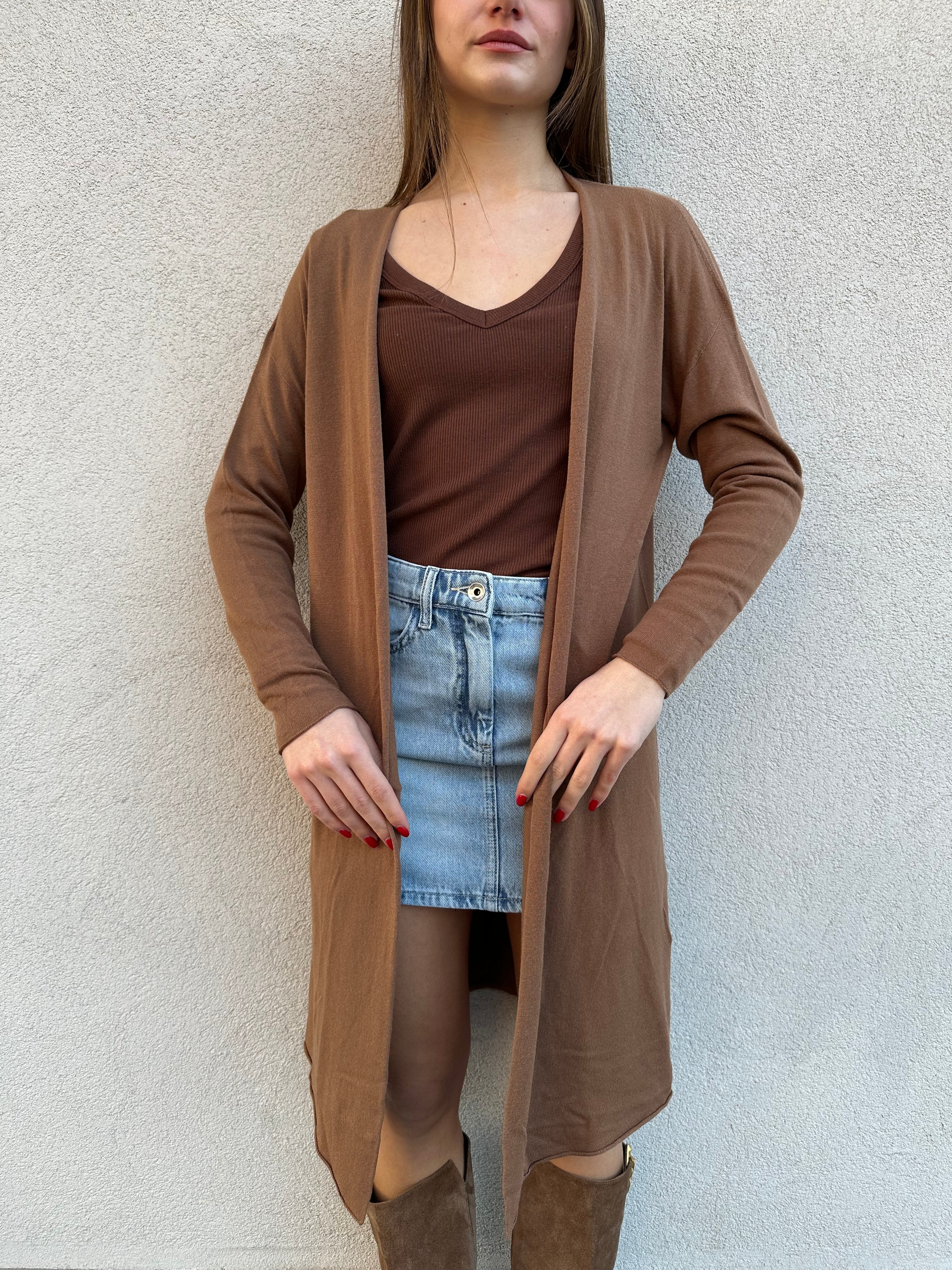 Cardigan fluido GIANDUIA - VICOLO