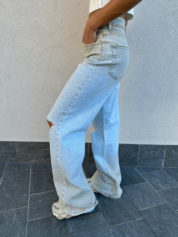 Jeans rotture strass - ANNAROCK