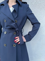 Trench BLU NAVY - PATRIZIA PEPE