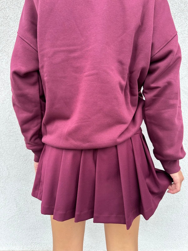 Shorts pieghe BORDEAUX - HINNOMINATE