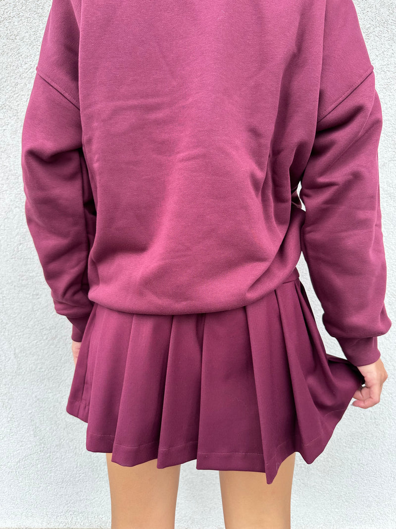 Shorts pieghe BORDEAUX - HINNOMINATE