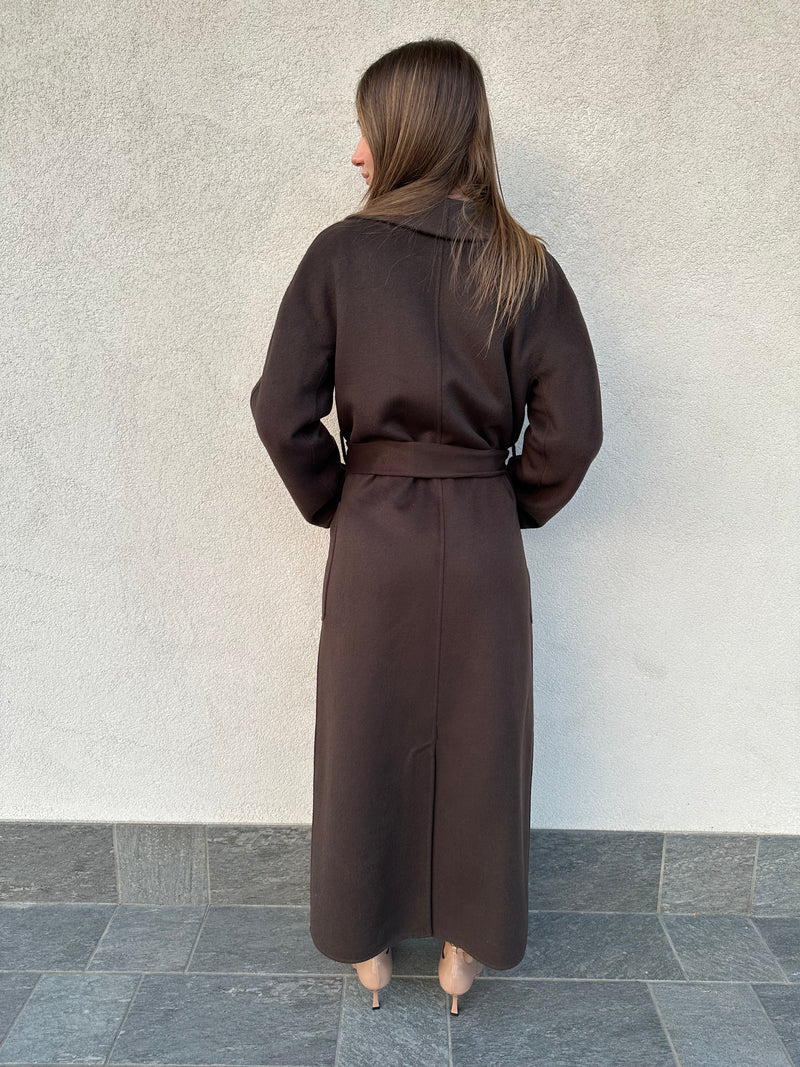 Cappotto vestaglia CIOCCOLATO - VICOLO
