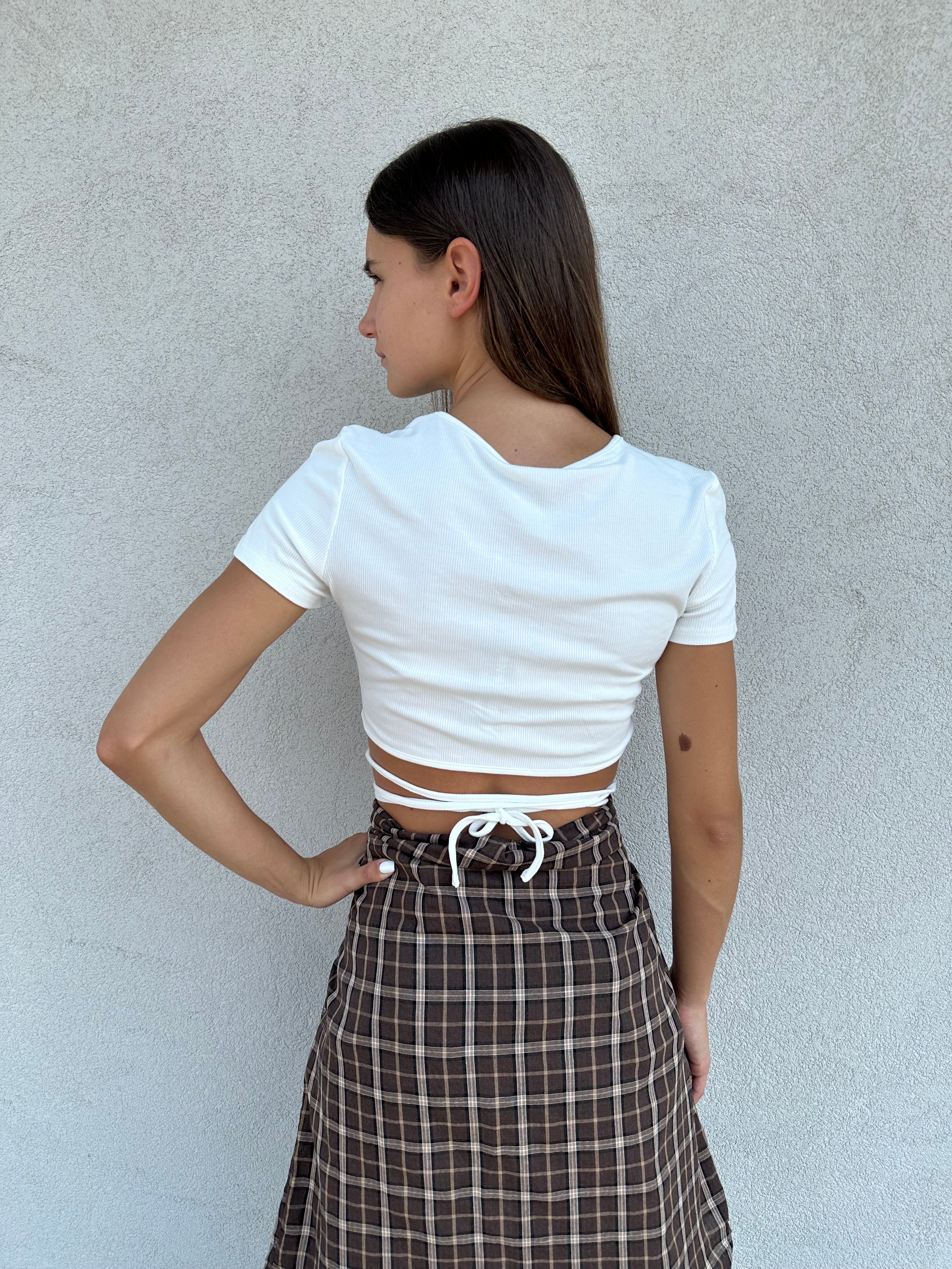 T-shirt intreccio BIANCA - ANNAROCK
