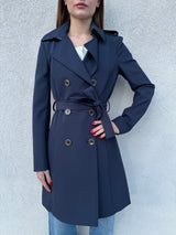 Trench BLU NAVY - PATRIZIA PEPE