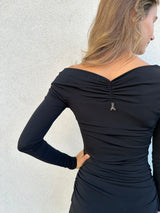 Abito torchon NERO - PATRIZIA PEPE