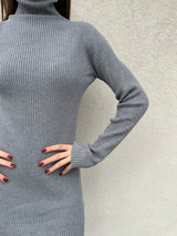 Abito spacchetto GRIGIO - KONTATTO