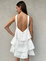 Abito balze BIANCO - SILENCE LIMITED