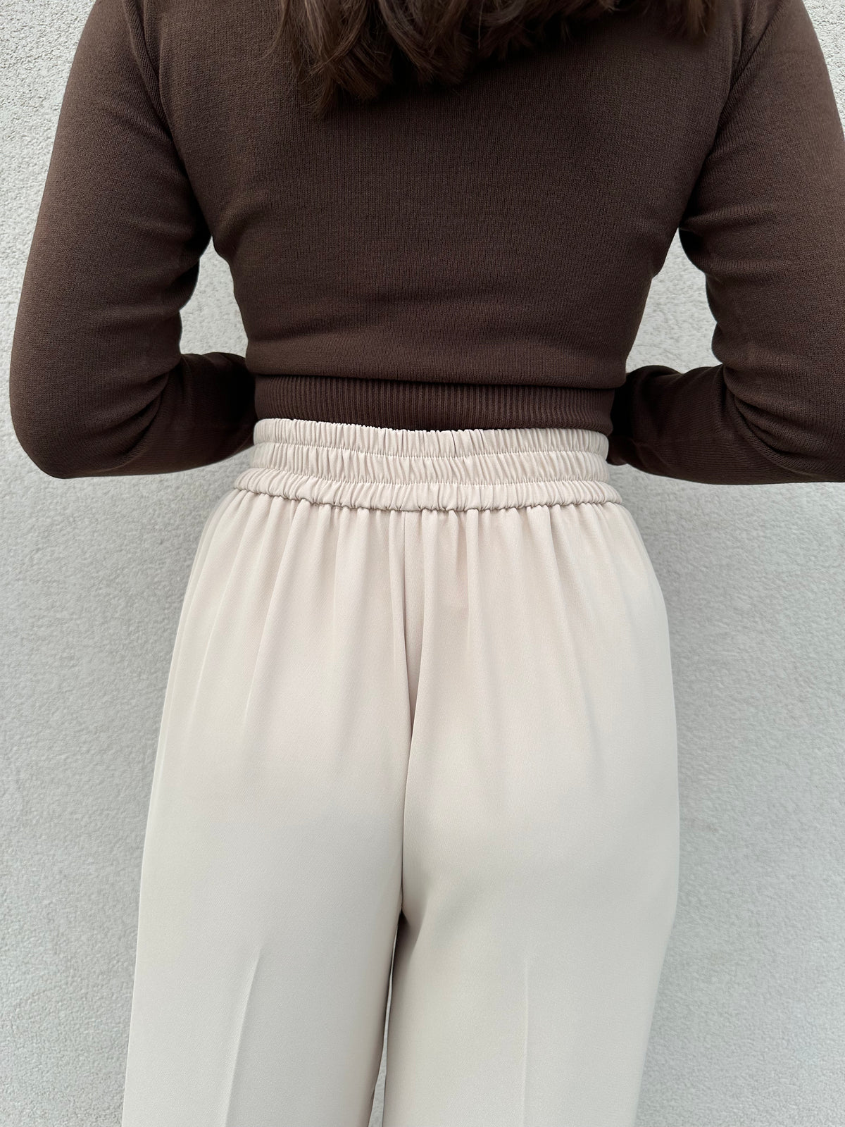 Pantalone fluido SABBIA - VICOLO