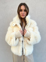 Ecopelliccia fluffy panna - PATRIZIA PEPE