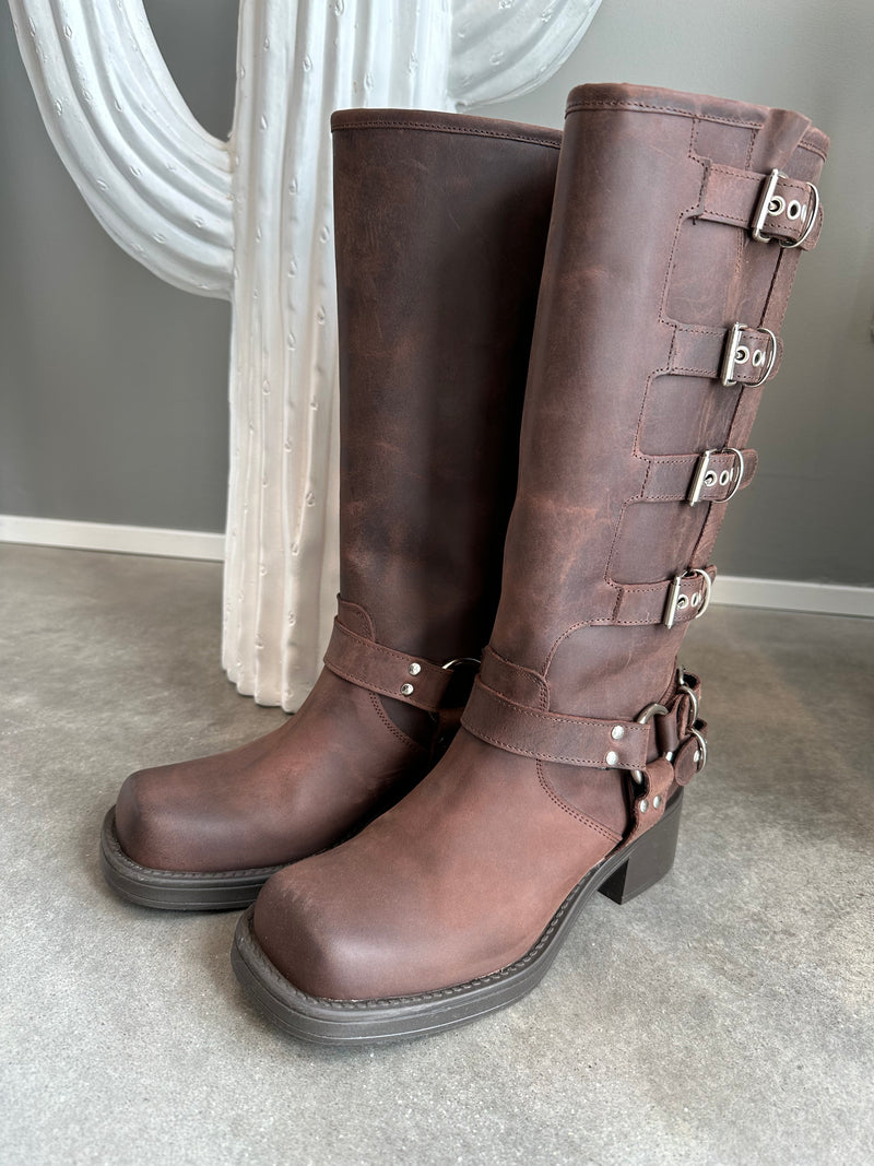 Stivale biker fibbie MORO - OVYÈ