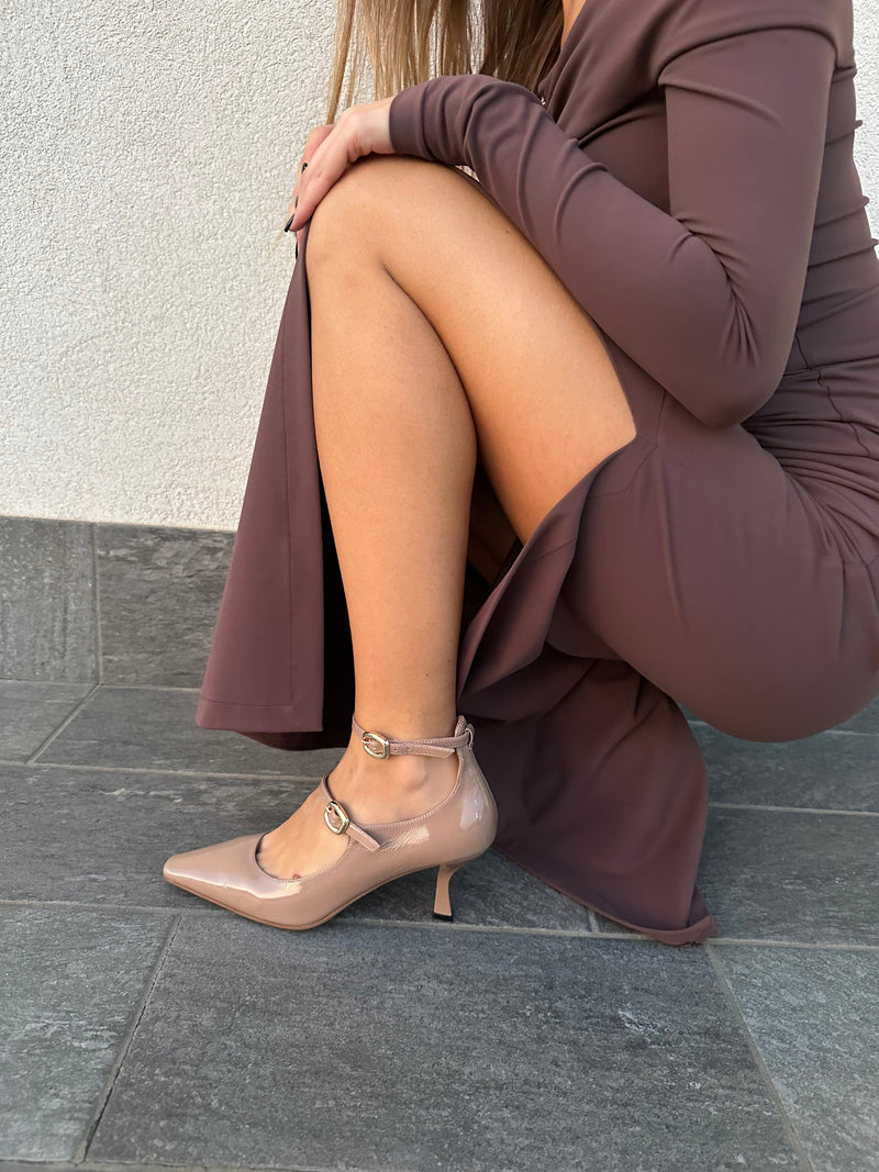 Scarpa vernice NUDE - MARC ELLIS