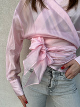 Camicia intrecciata ROSA - VICOLO