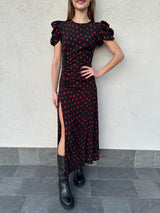 Abito Kristel ROSELLINE NERO - MAR DE MARGARITAS