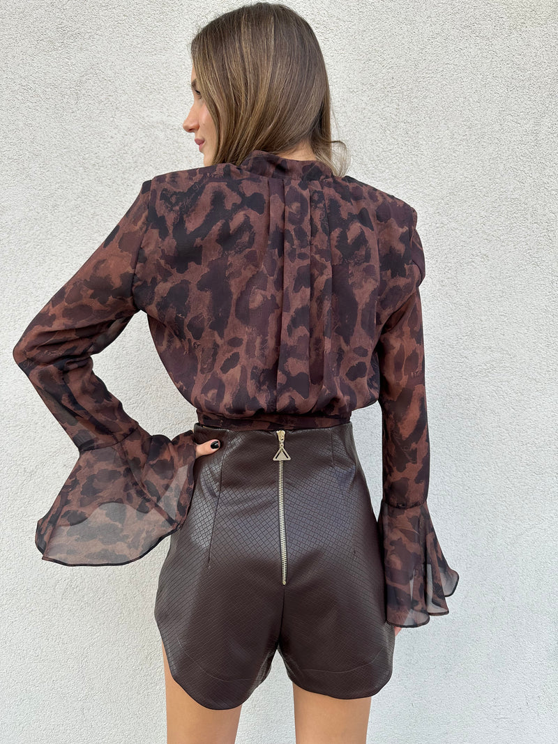 Camicia WILD BROWN - SILENCE LIMITED