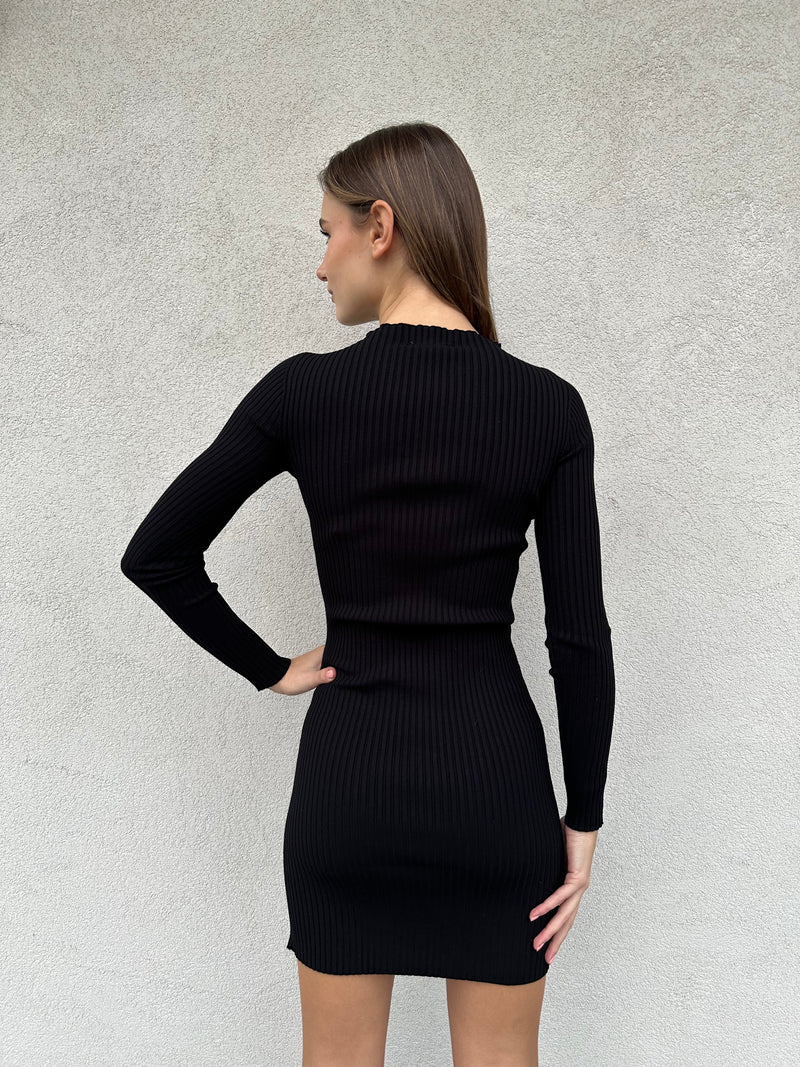 Abito spacchetto NERO - VICOLO