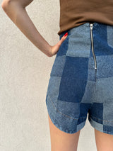 Pantaloncino patchwork DENIM  - SILENCE LIMITED