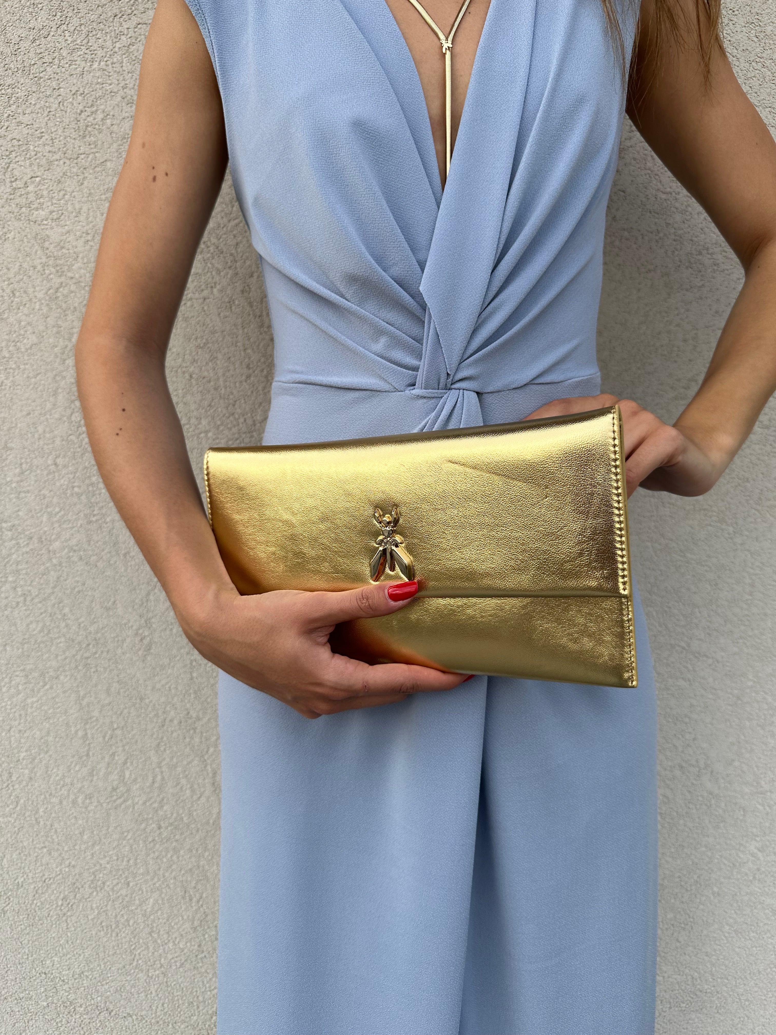 Pochette fly GOLD - PATRIZIA PEPE