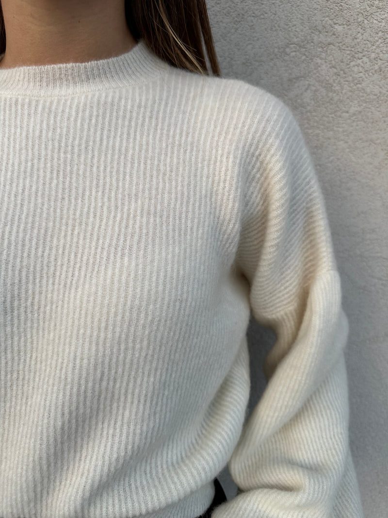 Maglioncino baloon PANNA - VICOLO