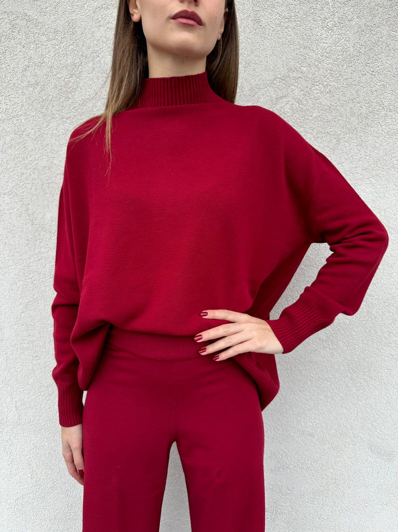 Maglia lupetto CILIEGIA - KONTATTO