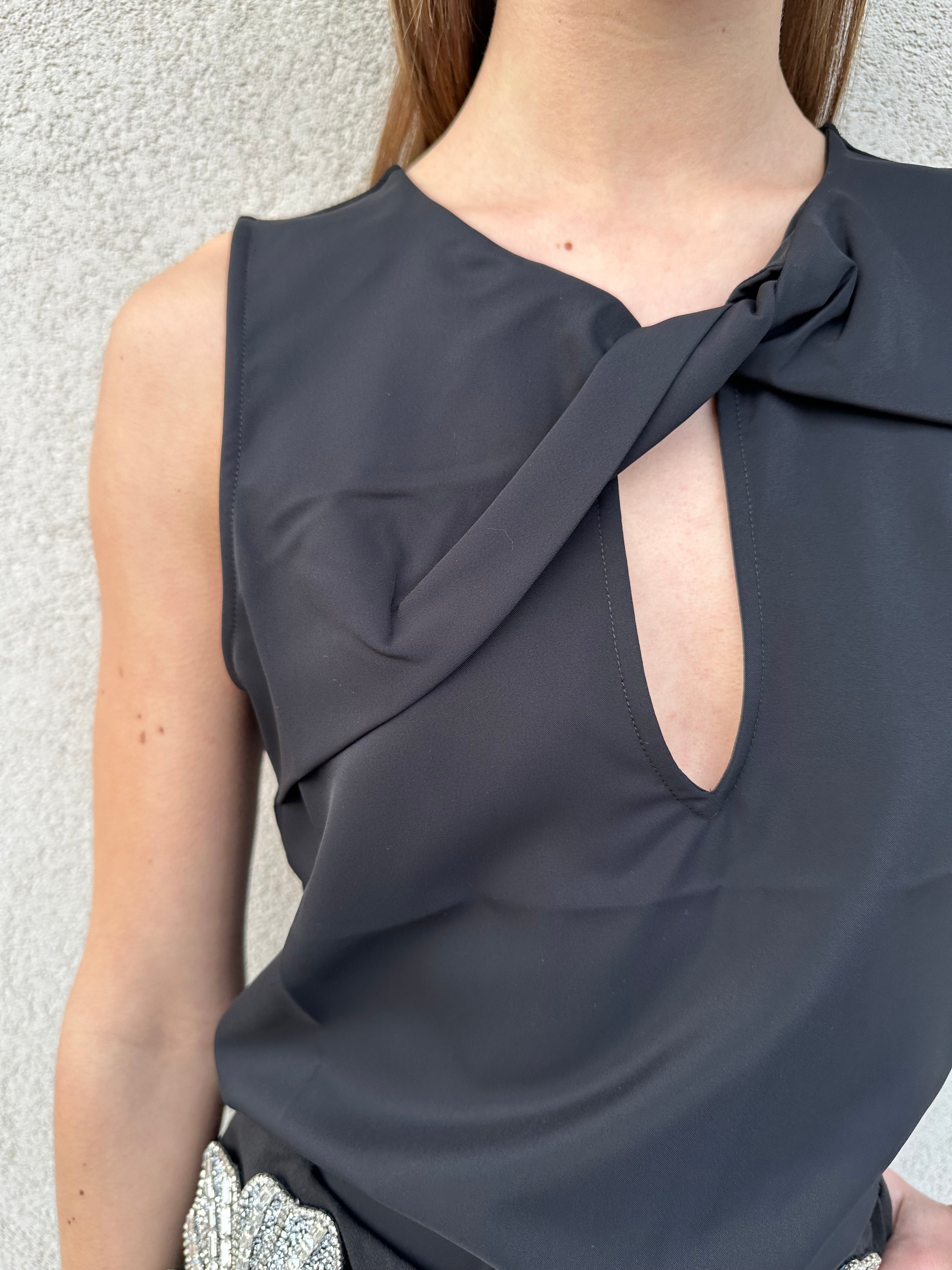 Top nodo NERO - PATRIZIA PEPE